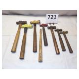 Assortment of Ball Peen Hammers