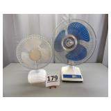 2 Oscillating Fans