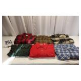 Worn Flannel Shirts Size 2XL - in Good Shape