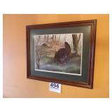 Distant Challenger Turkey Print by Rick Sharp