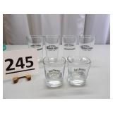 Jack Daniels & Absolute Vodka Glasses