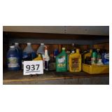 Assortment of Oil, Windshield Fluid
