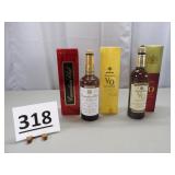 Canadian Club & Seagram's VO w/ Boxes (3)