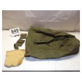 Military Duffle Bag, Compass/1st Aid Pouch