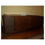 Stereo Console w/ Record Storage