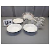 Shenango China Plate, Bowls & Cups