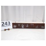Wooden Wildlife Decorative Hanger