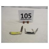 Case Folding Knives - One w/ Bone Handle