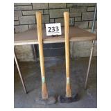 2 Double Edge Axes (Table NOT Included)