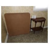 Card Table & Wall Stand