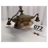 Vintage 20's-30's Art Deco Pan Chandelier