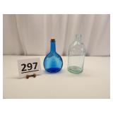 Wheeler Mineral Springs Co. Bottle & Blue Bottle