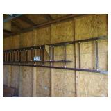 34 ft. Wooden Extension Ladder