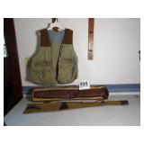 Vintage Shooting Vest & Gun Cases (As Is)