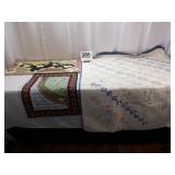 2 Wall Hangings & Wall Quilt