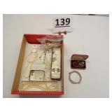 Pearl Costume Jewelry, Cuff Links