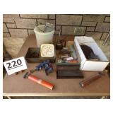 Sm Vise, Ball Air Pumps, Oiler & Other Items