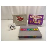 Win, Lose or Draw, Balderdash, Snapshot