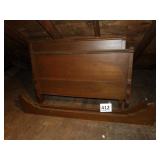 Full Size Bed w/ Side Rails