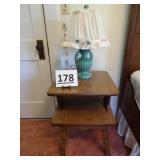Step End Table w/ Lamp