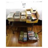 Cassette Tapes, CD's & DVD's & Cart
