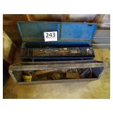 Metal & Wood Carpenter's Boxes w/ Items