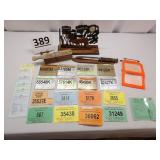 Turkey Call, Knife, Deer Clock, Hunting License