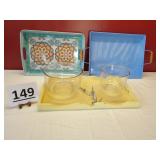 3 Serving Trays, 2 Stand Mixer Bowls, Dough Hooks