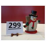 Snowman Door Stop 8 1/2" h