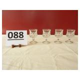 4 Thumbprint Goblets