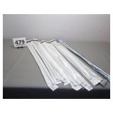 Spring Tension Rods 28" - 48"  (11 New)