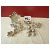 Aluminum Jell-O, Tart or Dessert Baking Molds