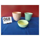 McCoy Planters & Round Roseville Planter/Bowl