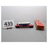 Lionel Flat Car w/ Boat No. 6801-75