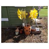 Outdoor Ornaments, Bird House, Planters