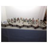 Christmas Village w/ Wood Folding Fence