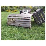 Wooden Lobster Trap & Wooden Crate
