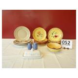 Pfaltzgraff Dinnerware, Salt/Pepper, Butter Dish