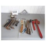 Pipe Wrenches, Files, Pry Bars, Quick Square