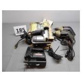(2) Craftsman Scroll Saws, (2) B&D 3/8" Drills