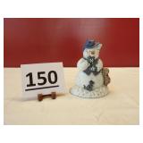 Snowman Door Stop 7 1/2" h