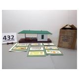 Lionel Freight Station No. 256 w/ Signage