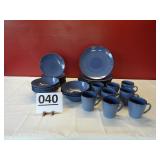 Sango "Corona Blue" Dishes
