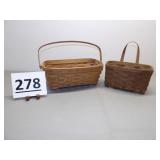 2 Longaberger Baskets