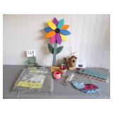 Bird Houses, Yard Flower, Tarps