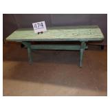 Primative Wood Bench 42" l x 12" d x 17"h