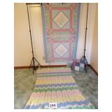 Afghan, Quilt Panels & Pillow