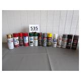 Spray Paint some are used