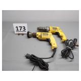 Dewalt 3/8" & 1/2" Drills