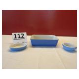 Hall Blue Casserole Dishes
